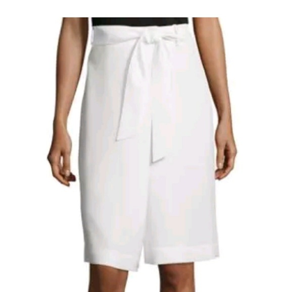 Lafayette 148 New York Aldridge Skirt Crepe Sz 10 - Picture 2 of 8